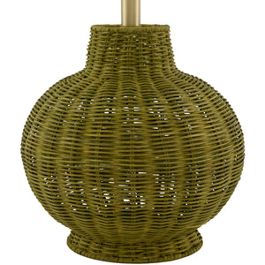   Modern European furniture - Rattan Base Accent Table Lamp S - www.oroa.com | Oroa.com