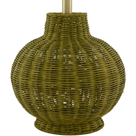 Modern European furniture - Rattan Base Accent Table Lamp S - www.oroa.com