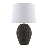 Modern European furniture - Rattan Base Accent Table Lamp L  - www.oroa.com
