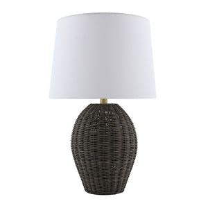   Modern European furniture - Rattan Base Accent Table Lamp L  - www.oroa.com | Oroa.com