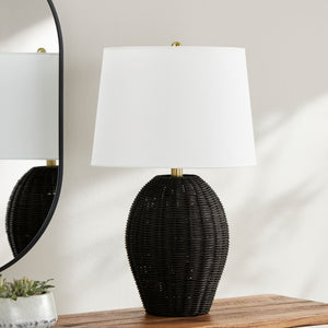   Modern European furniture - Rattan Base Accent Table Lamp L  - www.oroa.com | Oroa.com