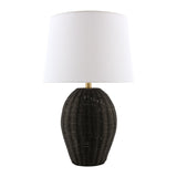 Modern European furniture - Rattan Base Accent Table Lamp L  - www.oroa.com