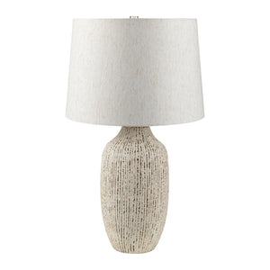   Modern European furniture - Rustic White Ceramic Table Lamp - www.oroa.com | Oroa.com