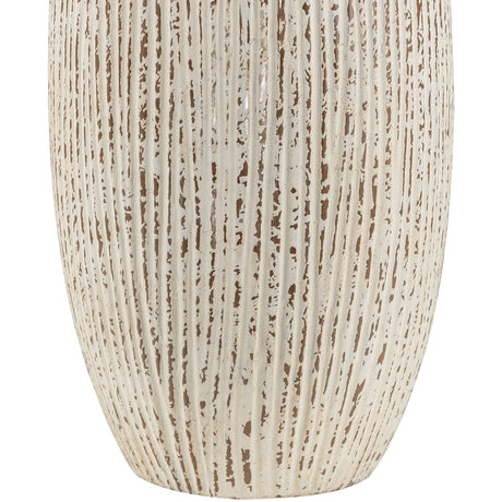 Modern European furniture - Rustic White Ceramic Table Lamp - www.oroa.com