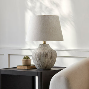   Modern European furniture - Chrome White Ceramic Table Lamp - www.oroa.com | Oroa.com