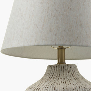   Modern European furniture - Chrome White Ceramic Table Lamp - www.oroa.com | Oroa.com