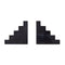 Modern European furniture - Marble Stairs Bookends (2) - www.oroa.com