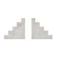 Modern European furniture - Marble Stairs Bookends (2) - www.oroa.com