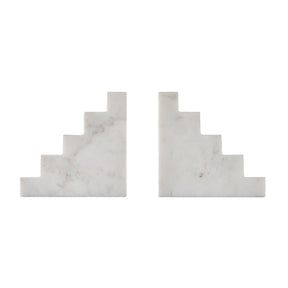 Modern European furniture - Marble Stairs Bookends (2) - www.oroa.com