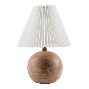   Modern European furniture - Pleated White Linen Table Lamp - www.oroa.com | Oroa.com