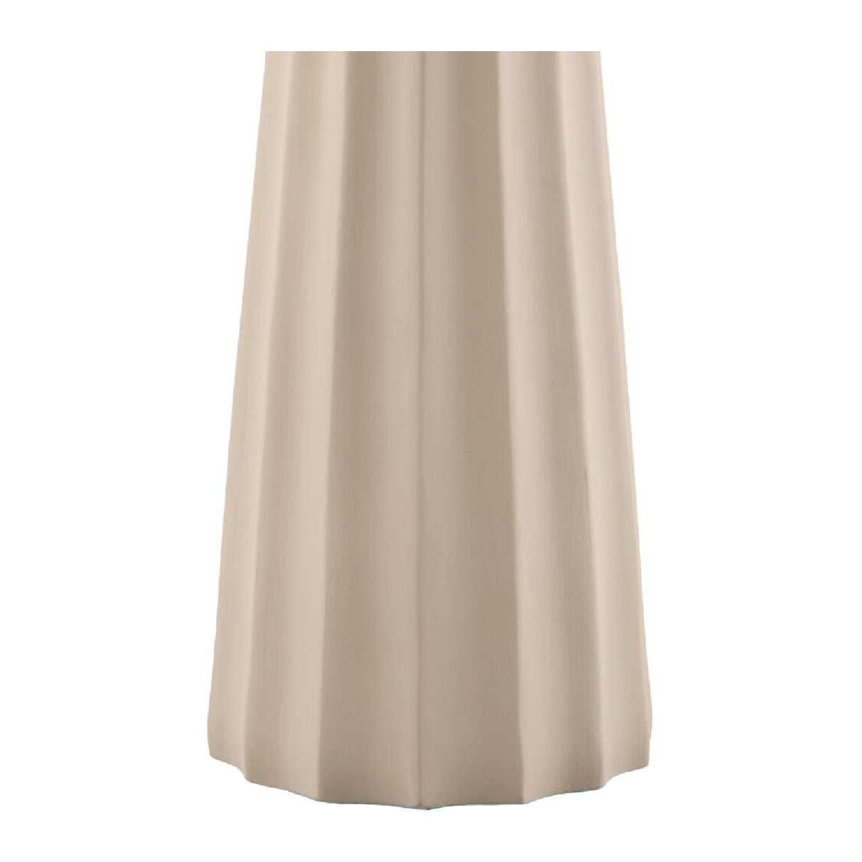   Scalloped White Cotton Table Lamp | Oroa.com