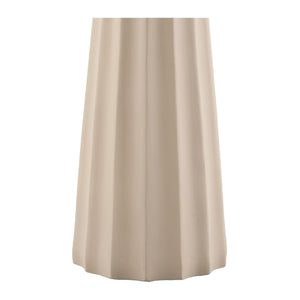   Scalloped White Cotton Table Lamp | Oroa.com