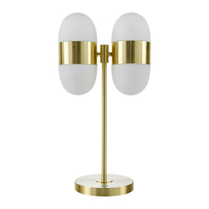   Modern European furniture - Dual White Glass Table Lamp - www.oroa.com | Oroa.com