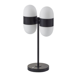   Modern European furniture - Dual White Glass Table Lamp - www.oroa.com | Oroa.com
