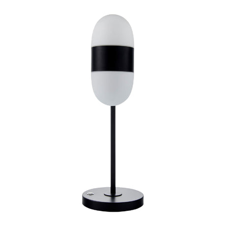 Modern European furniture - Dual White Glass Table Lamp - www.oroa.com
