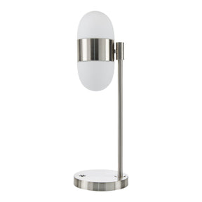 Modern European furniture - Metal Framed Glass Table Lamp - www.oroa.com