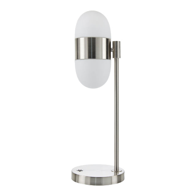 Modern European furniture - Metal Framed Glass Table Lamp - www.oroa.com