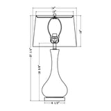 Modern European furniture - Two-Colored Glass Table Lamp - www.oroa.com
