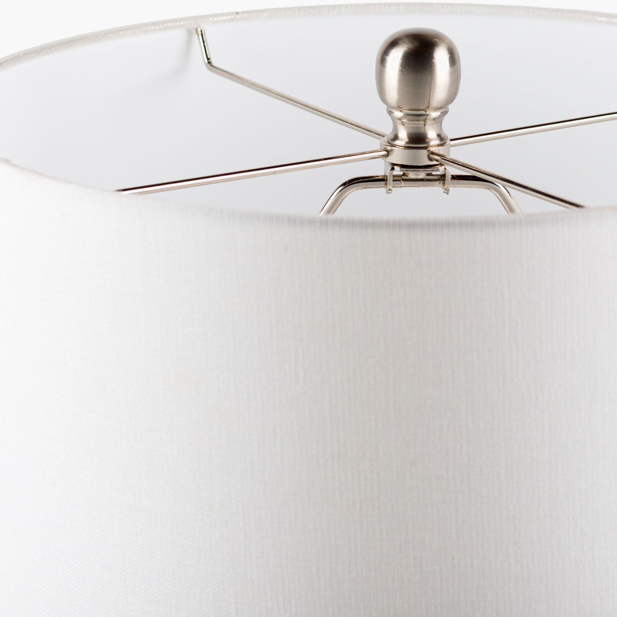   Modern European furniture - White Ceramic Linen Table Lamp - www.oroa.com | Oroa.com