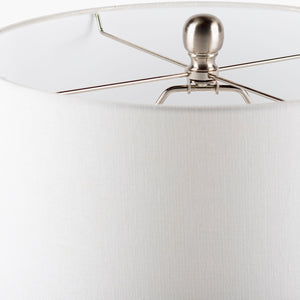   Modern European furniture - White Ceramic Linen Table Lamp - www.oroa.com | Oroa.com