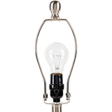 Modern European furniture - White Ceramic Linen Table Lamp - www.oroa.com