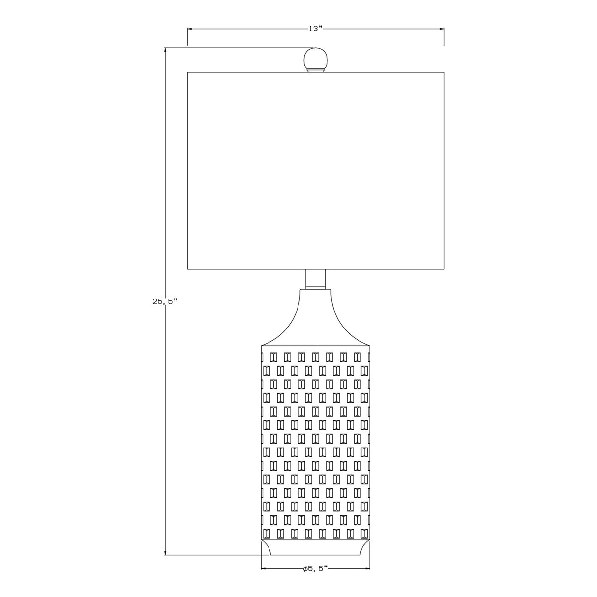   Modern European furniture - White Ceramic Linen Table Lamp - www.oroa.com | Oroa.com