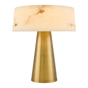 Modern European furniture - White Stone Shade Table Lamp - www.oroa.com