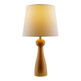 Modern European furniture - Wood Veneer Linen Table Lamp  - www.oroa.com