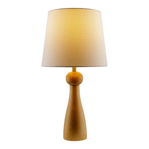   Modern European furniture - Wood Veneer Linen Table Lamp  - www.oroa.com | Oroa.com