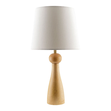 Modern European furniture - Wood Veneer Linen Table Lamp  - www.oroa.com