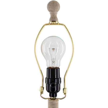 Modern European furniture - Weathered Gray Accent Table Lamp - www.oroa.com