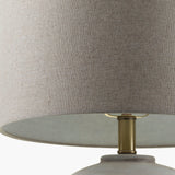 Modern European furniture - Cream Ceramic Accent Table Lamp - www.oroa.com