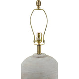 Modern European furniture - Cream Ceramic Accent Table Lamp - www.oroa.com