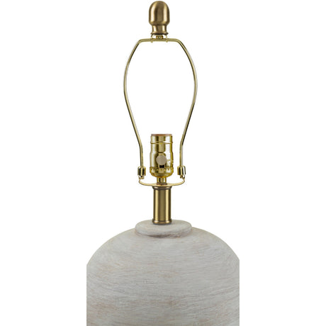 Modern European furniture - Cream Ceramic Accent Table Lamp - www.oroa.com