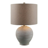 Modern European furniture - Cream Ceramic Accent Table Lamp - www.oroa.com