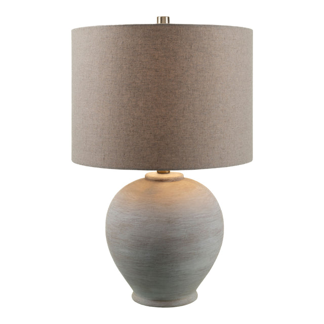 Modern European furniture - Cream Ceramic Accent Table Lamp - www.oroa.com