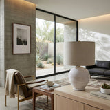 Modern European furniture - Cream Ceramic Accent Table Lamp - www.oroa.com