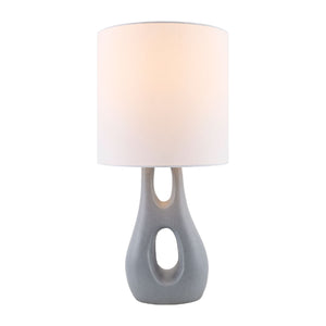   Textured Gray Accent Table Lamp | Oroa.com