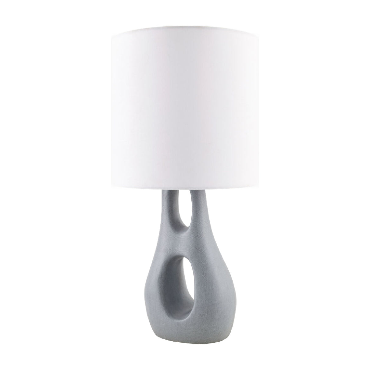   Textured Gray Accent Table Lamp | Oroa.com