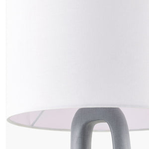   Textured Gray Accent Table Lamp | Oroa.com