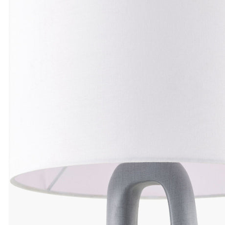Modern European furniture - Textured Gray Accent Table Lamp - www.oroa.com
