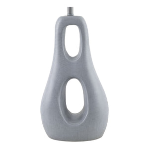   Textured Gray Accent Table Lamp | Oroa.com