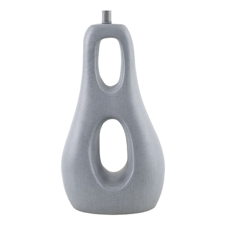 Modern European furniture - Textured Gray Accent Table Lamp - www.oroa.com