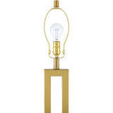 Modern European furniture - White Linen Gold Floor Lamp - www.oroa.com