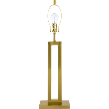 Modern European furniture - White Linen Gold Table Lamp - www.oroa.com