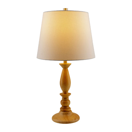  Linen Wood Veneer Table Lamp | Oroa.com