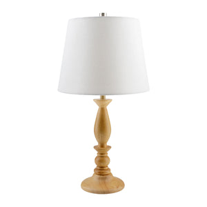   Linen Wood Veneer Table Lamp | Oroa.com