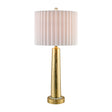 Modern European furniture - Fluted White Cotton Table Lamp - www.oroa.com