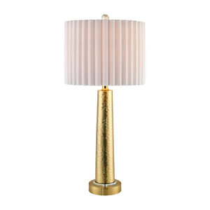   Modern European furniture - Fluted White Cotton Table Lamp - www.oroa.com | Oroa.com