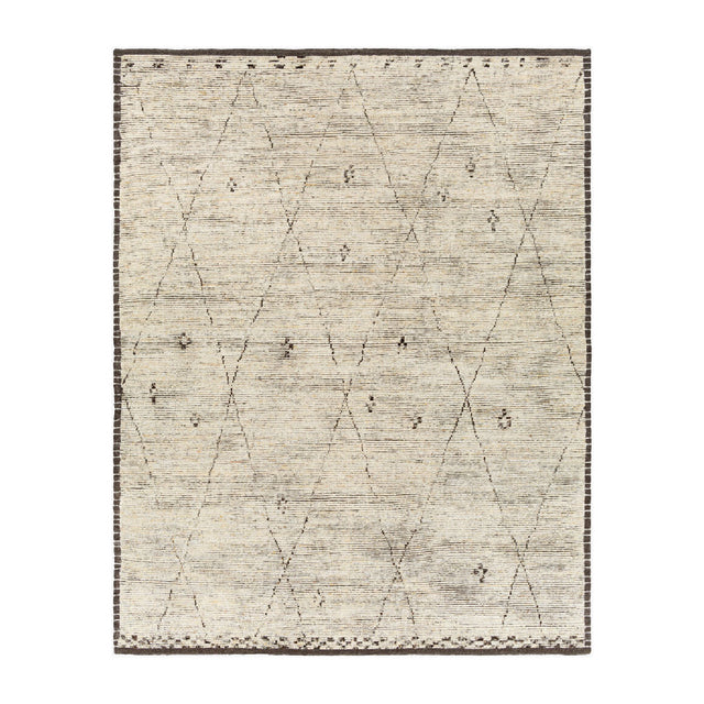 Modern furniture - Gray Hand-Knotted Wool Carpet - www.oroa.com